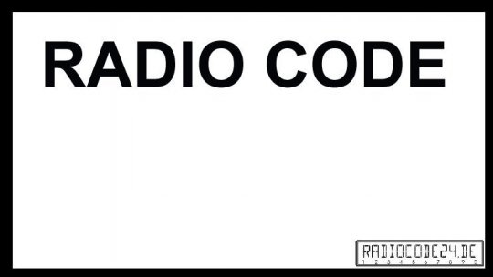 passend für Philips Auto Radio Code 